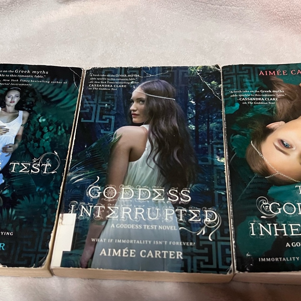 Goddess Interrupted Book by Aimée Carter trilogy